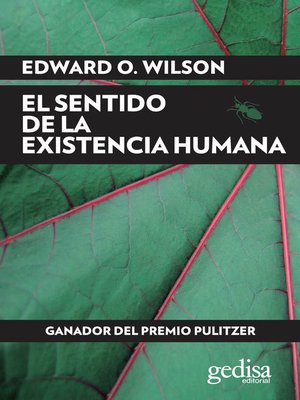 cover image of El sentido de la existencia humana